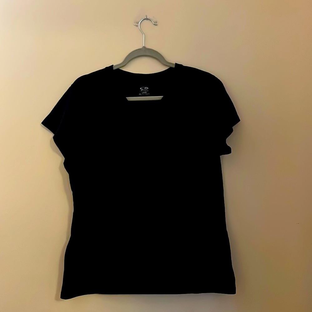 C9 Champion Loose Fit Women’s Black V Neck Size XXL T-Shirt